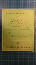 W.A.Mozart- Alleluja Notenheft