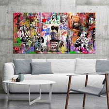 Banksy Graffiti Wandkunst