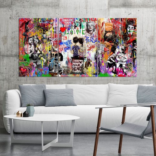 Banksy graffiti wandkunst - banksy,