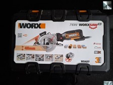 WORX Handkreissäge, W427, Schwarz, 710 W mit Laserguide