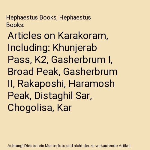Articles karakoram - articles,