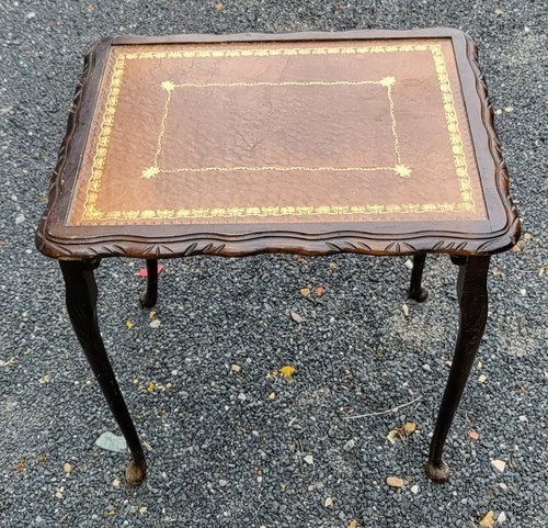 Vintage mahagoni beistelltisch - vintage,