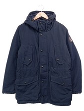 NAPAPIJRI Damen Parka Outdoor Jacke Blau Gr. 38/M Kapuze Wintermantel