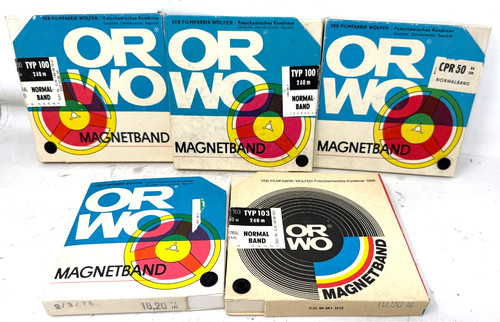 Orwo magnetband stück - orwo, ddr