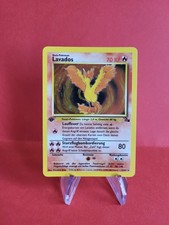 Pokemon Karte/card - Lavados 12/62 - Fossil Holo- 1. Edition Swirl - Excellent