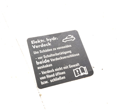 Golf cabrio schild - 3,