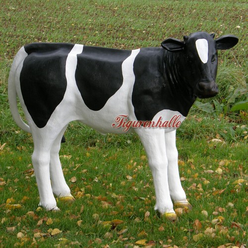 Kalb kuh kälbchen statue - kuh, s/w