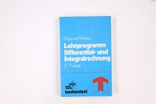 17788 Daniel Kleppner LEHRPROGRAMM DIFFERENTIAL- UND INTEGRALRECHNUNG