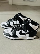 NIKE Dunk High Retro Panda White Black Weiß Schwarz EU 39 Air Jordan Sehr gut