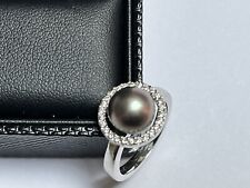 Tahiti-Perlen-Ring mit Brillanten