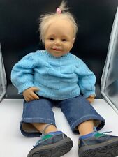 Brigitte Leman Künstlerpuppe Vinyl Puppe 65 cm. Top Zustand 