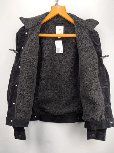 Herren jacke cord - herren, schwarz