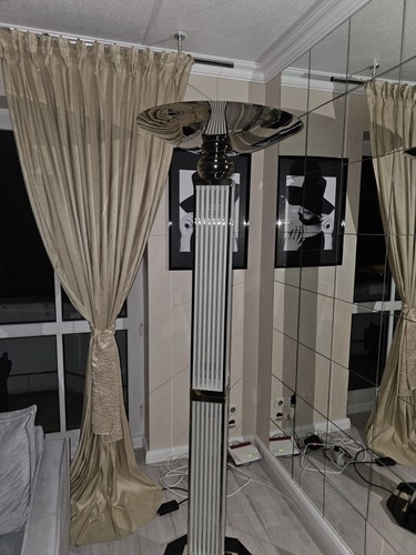 Deckenfluter stehlampe chrom - stehlampe,