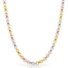 Erbskette 6 mm 585er Vergoldet