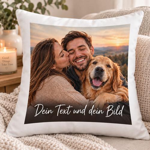 Personalisiertes kissen mit - personalisiertes,