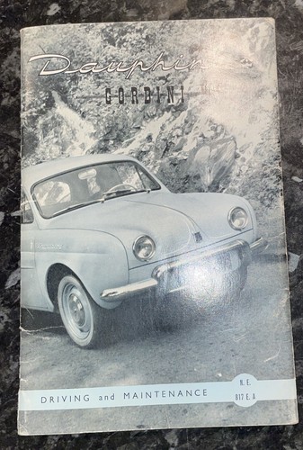 Renault dauphine gordini 1959 - gordini,
