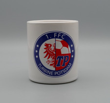 1. FFC Turbine Potsdam TP Tasse Kaffeebecher weiß Fußball Fanartikel Deutschland