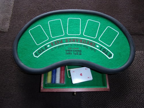 Black jack tisch - aus, mit