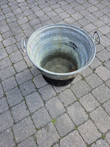 Grosser kupfer pflanzkübel - grosser,