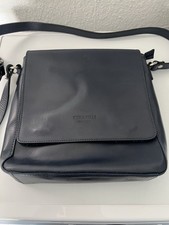 Damen Tasche Leder Blau Vera