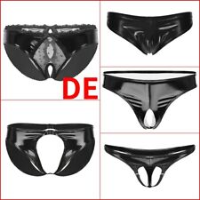 Herren Erotik Leder Unterwäsche Herren String Tanga Briefs Bulge Pouch Unterhose