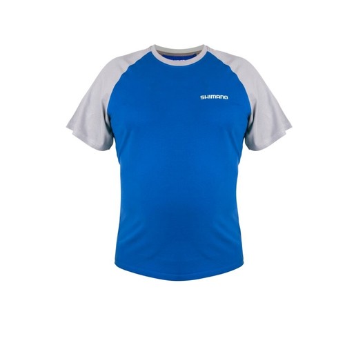 Shimano shirt blau - shimano, blau-grau