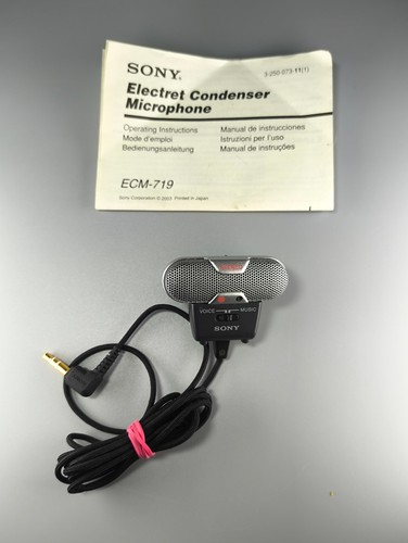 Sony ecm 719 elektret - sony, ecm-719