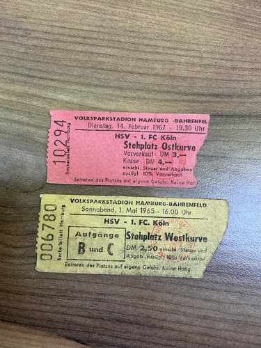 Ticket eintrittskarte hsv - x,