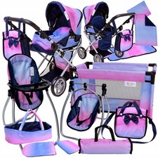 Puppenwagen 3in1 mit Bettchen