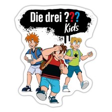 Die 3 Fragezeichen Kids Detektive Im Einsatz Aufkleber Sticker, max. 10 x 10 cm