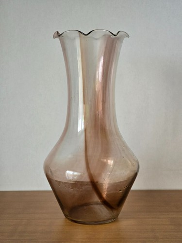 Blumenvase rauchglas aus - rauchglas,