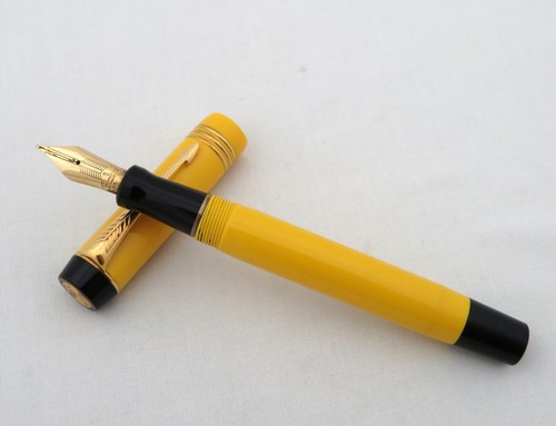 Parker mandarin yellow duofold - parker,