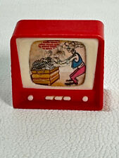 Micky Maus Walt Disney Goofy Vari-Vue Spitzer Fernseher rot 60er Jahre