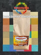 Vulkanfarben Lehmstreichputz / Lehmfarbe