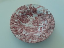 Teller, Suppenteller, The Hunter by Myott, Made in England