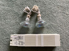 Halogen Transformator 11,5 V + Leuchtmittel 20W mit Sockel GU 5.3 warm weiß