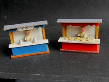EIS-Bude und BÄCKER-Bude  (Miniaturen),  Erzgebirge DDR