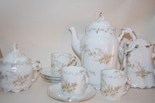 herrliches Kaffeeservice hochherrschaftlich Jugendstil Antik Weimar 