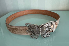 HELLBEIGER GÜRTEL MIT SCHNALLE von REPTILE`S HOUSE, 85 cm