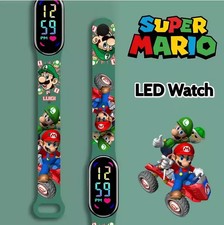 Super Mario Bros Digitaluhr Sport Armband Wasserdichte Kinderuhren Modell 1