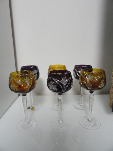 Farbige eisch weingläser - farbige, weingläser/