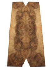 Myrte Wurzelholz Furnier Myrthe Intarsie 41x15-19cm 4 Blätter