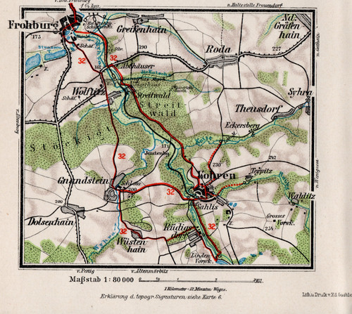 Frohburg und kohren 100 - frohburg, jahre