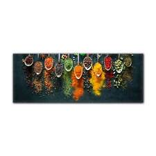 Glasbild Vivid Spices 30 x 80