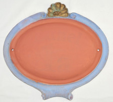 Ton Tafel, Schild unbeschr. handgefertigt Hausnummer usw. Deko  L/B/T 35/32/2cm