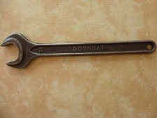 Alter Dowidat DIN 894 Standard - Material Einmaulschlüssel 19mm, Vintage #