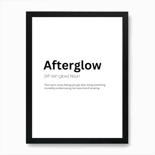 Afterglow definition bedeutung - definition,