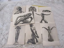 1965 GEORG KOLBE Mappe , komplett - 8 Fotos ( 21 x 14 cm )