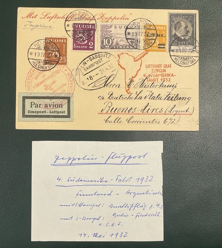 Graf zeppelin luftpost 1932 - graf,