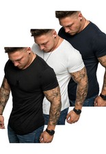 Herren 3er pack - 3er-pack, t-shirt